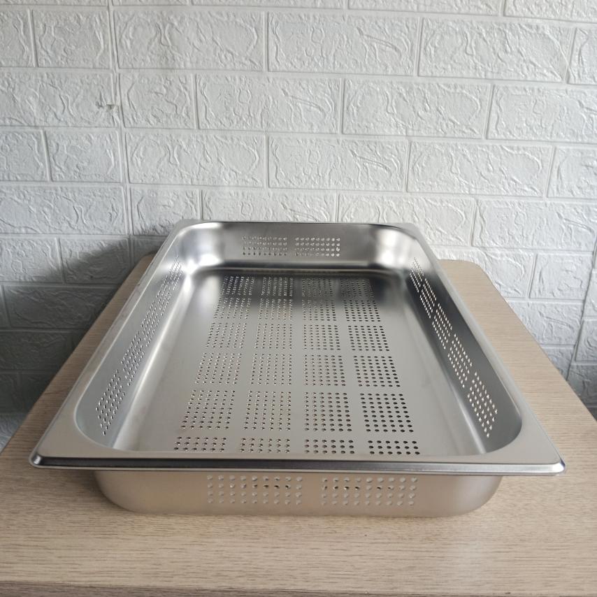 GN Food Pan Perforated 1/1, 1mm Thick High Quality Thick Stainless Steel