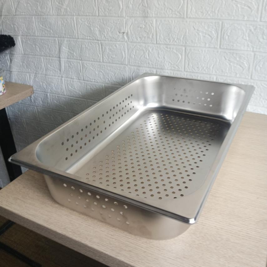GN Food Pan Perforated 1/1, 1mm Thick High Quality Thick Stainless Steel
