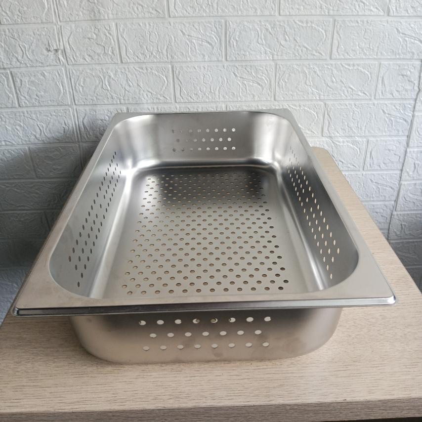 GN Food Pan Perforated 1/1, 1mm Thick High Quality Thick Stainless Steel
