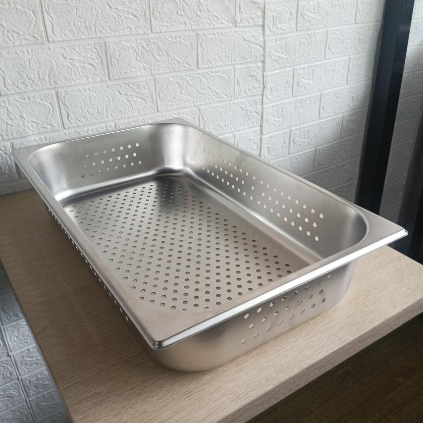 GN Food Pan Perforated 1/1, 1mm Thick High Quality Thick Stainless Steel