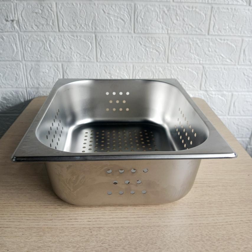 GN Food Pan Perforated 1/2 , 1mm thick High Grade Stainless Steel