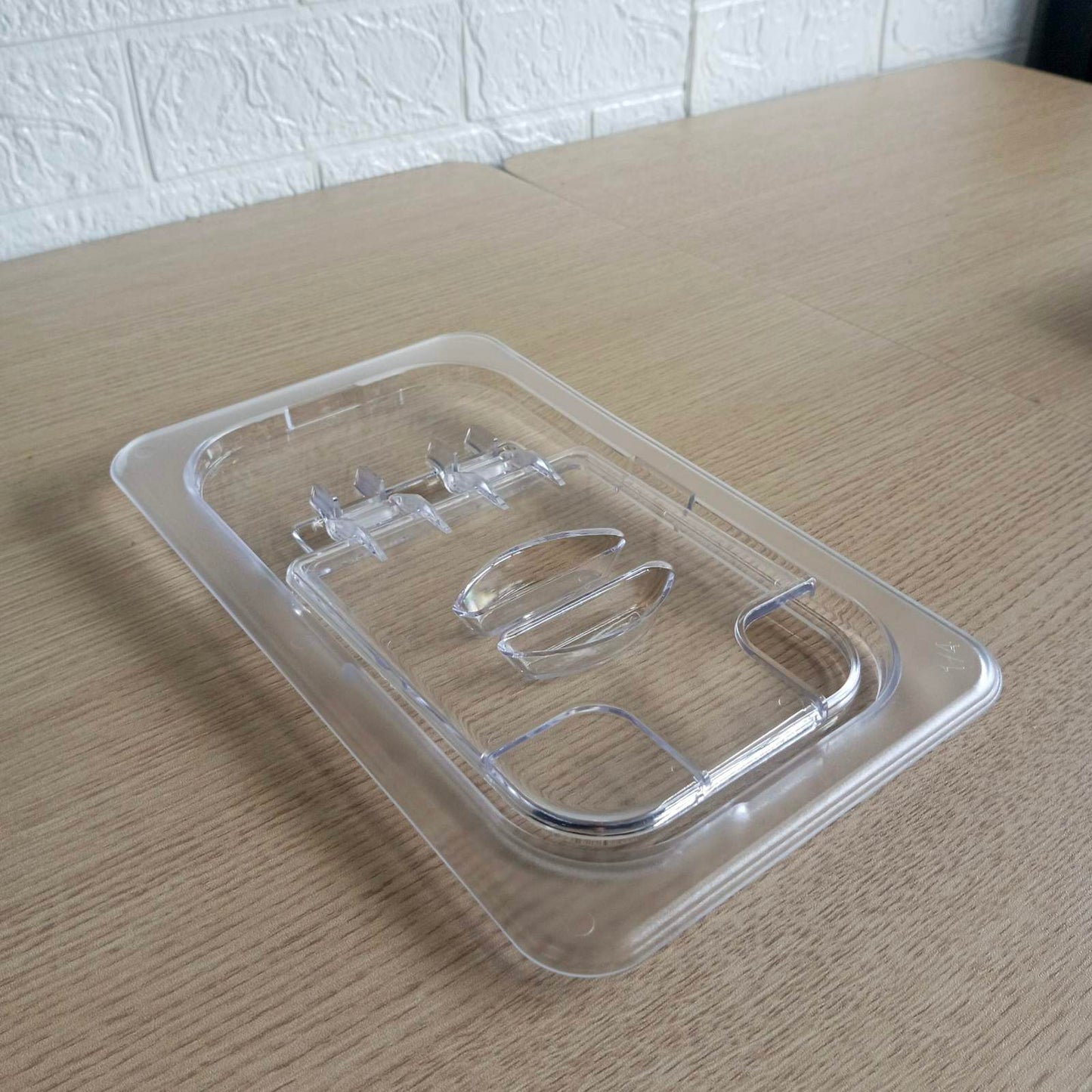Food Pan Cover 1/4 Clear Flip Lid