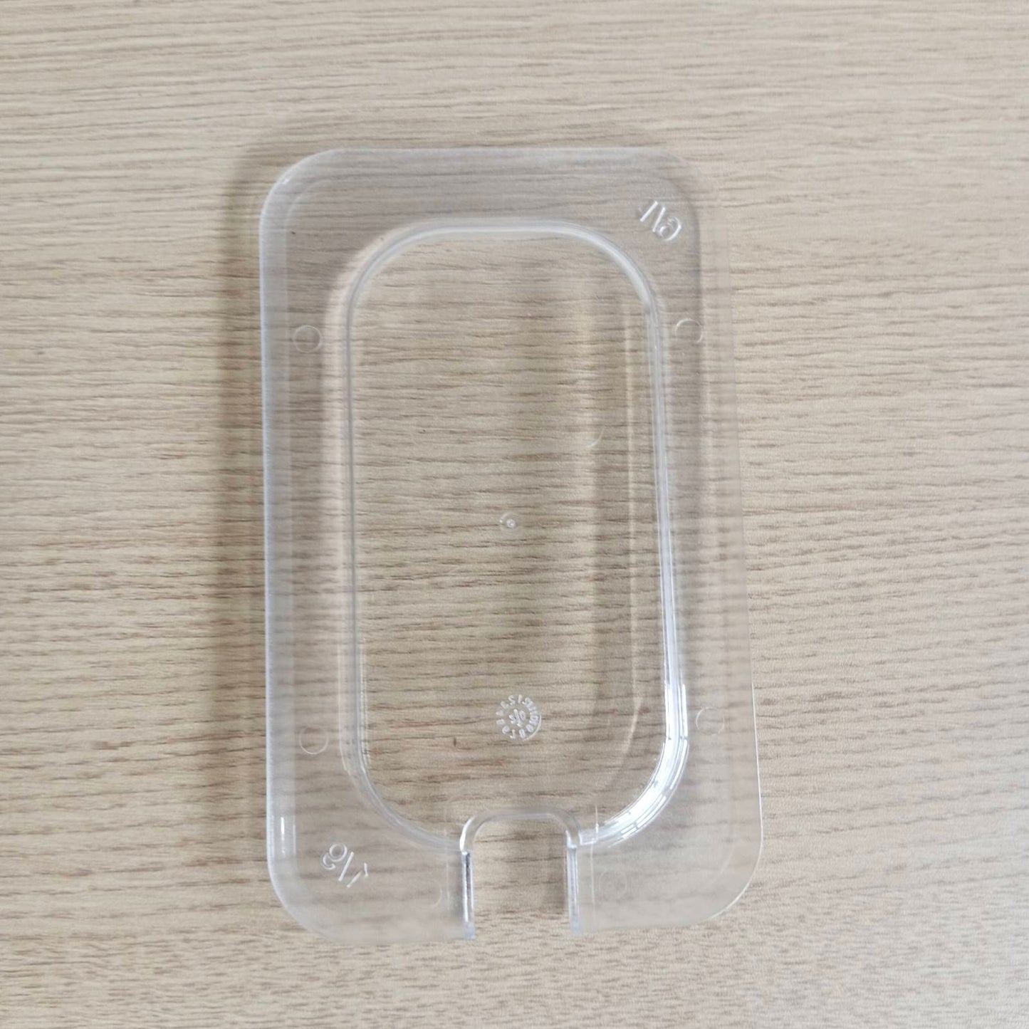 Food Pan Cover 1/9 Clear with Notch
