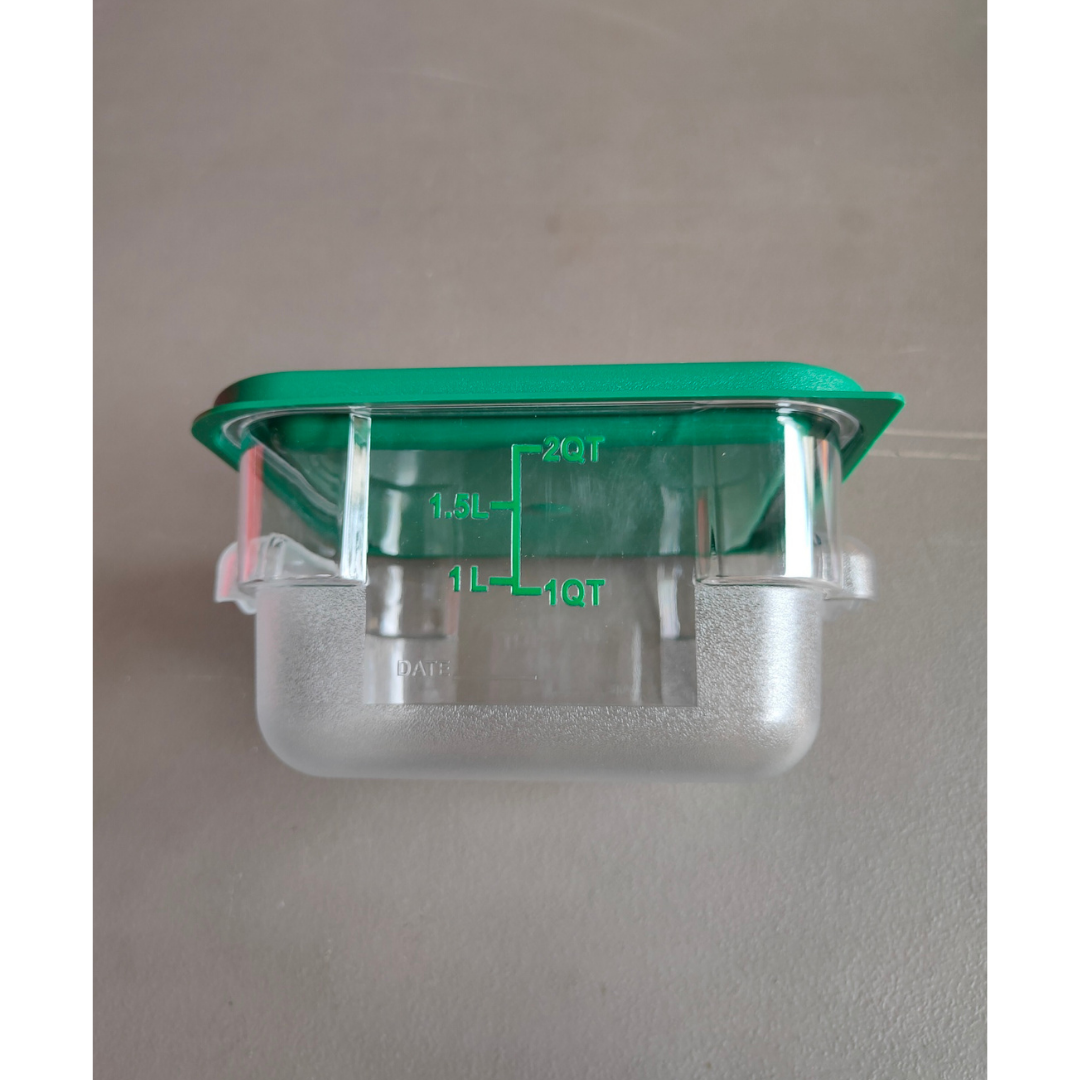 Food Storage Container 2Q Restaurant Grade, 2pcs