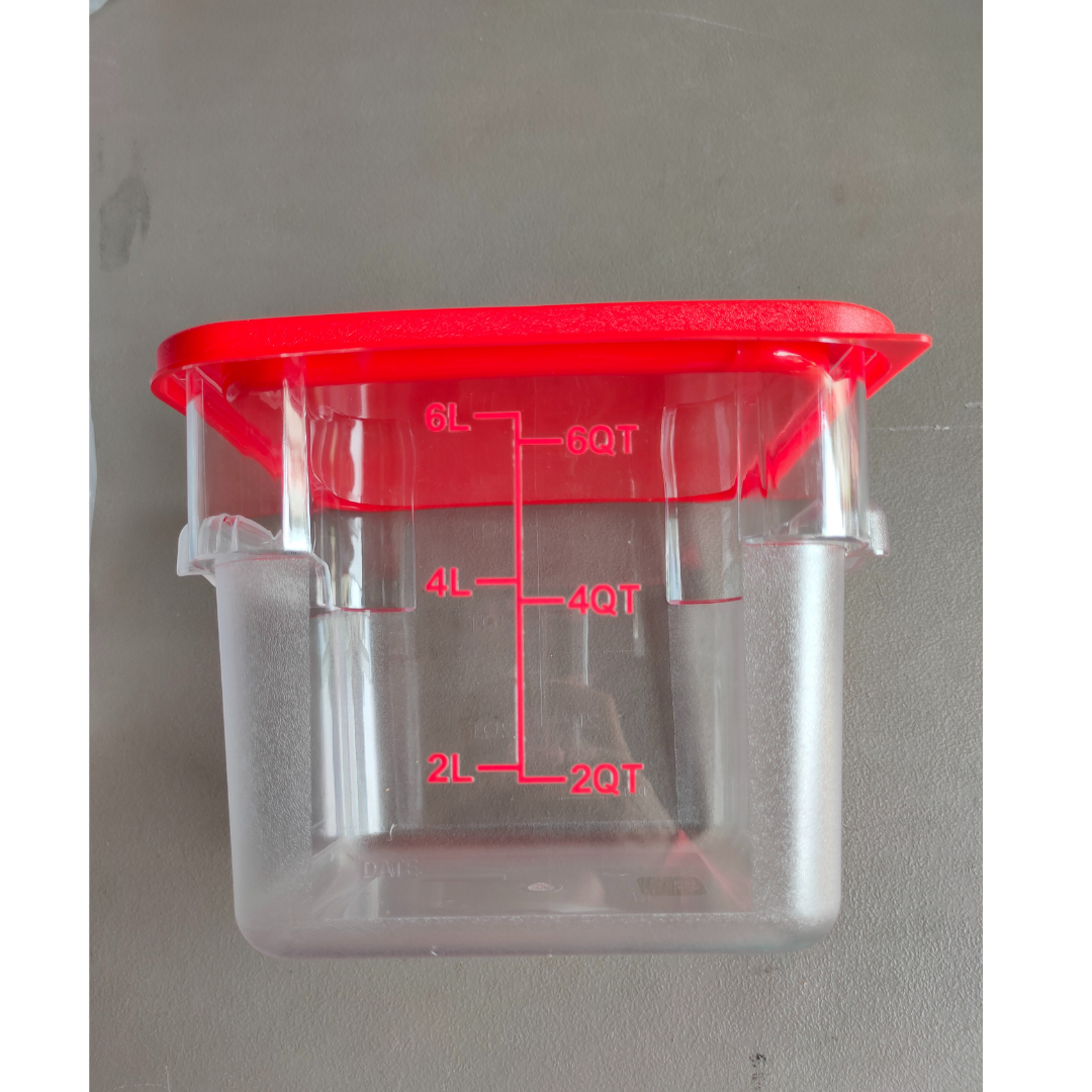 Food Storage Container 6Q Restaurant Grade, 1pc