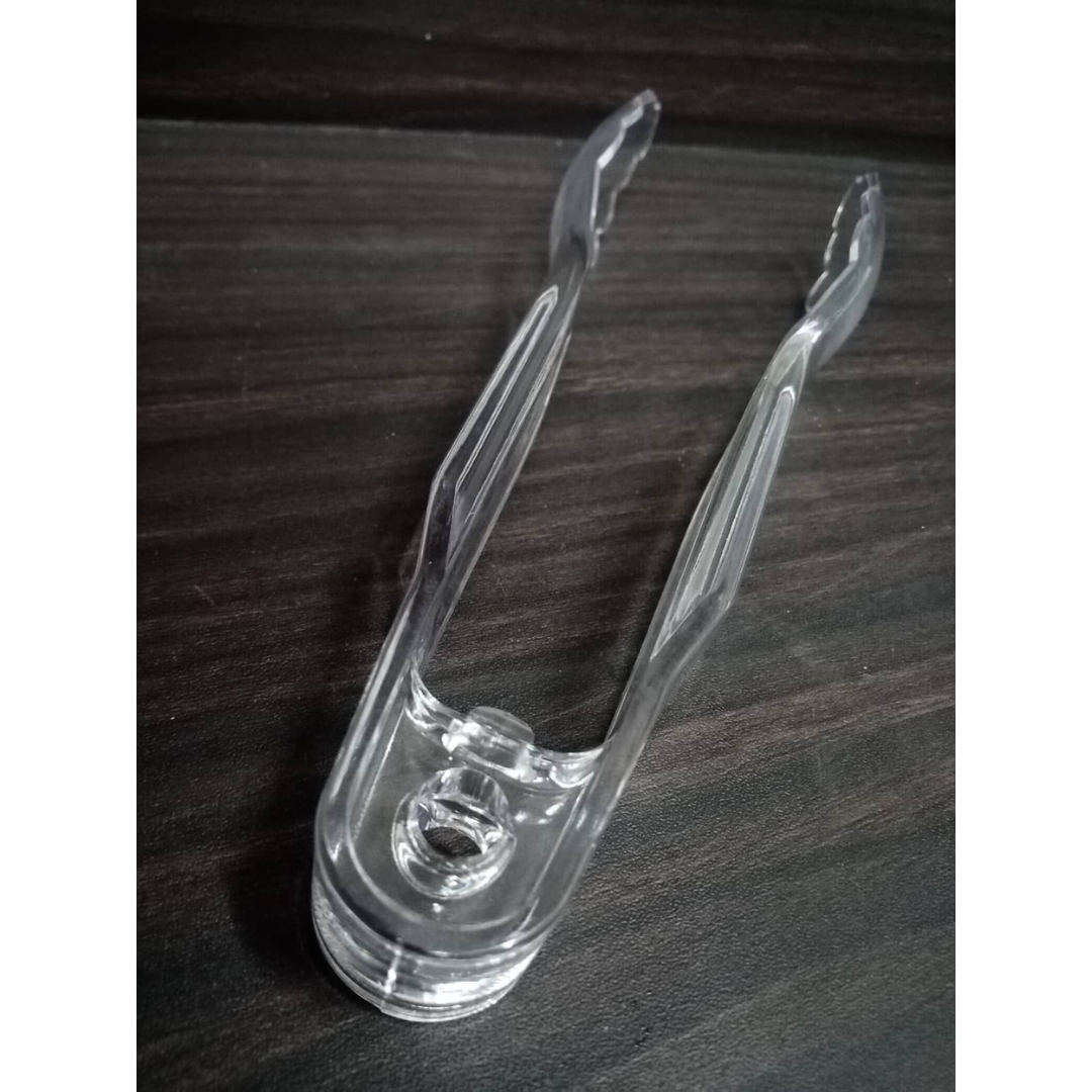 Plastic Tongs, SK 02 Clear (9inch)