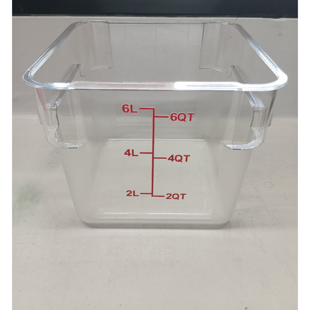 Food Storage Container 6Q Restaurant Grade, 1pc