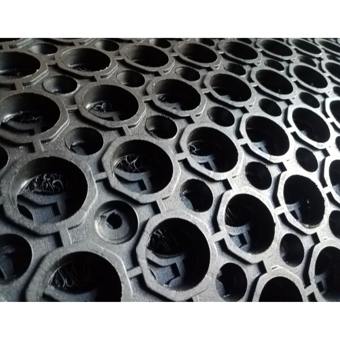 Rubbermat 5ft x 3ft Anti-fatigue Anti-Stress Mat Black thick Commercial Grade