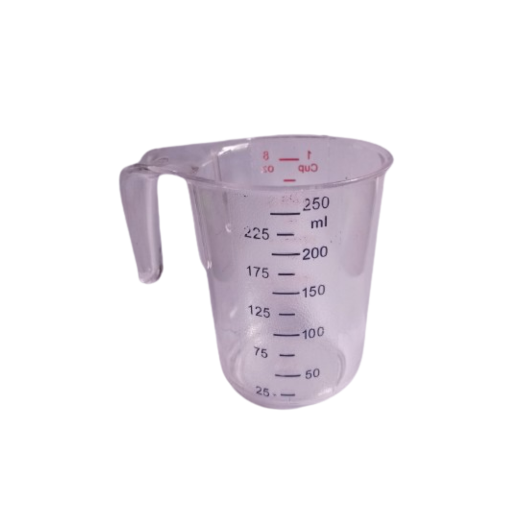 Measuring Cup, 8oz 250ml Red Blue Graduated Label, 2pcs