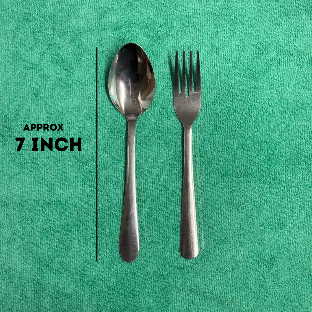 Spoon Fork G.chef HL Round 12pcs per pack Stainless Steel