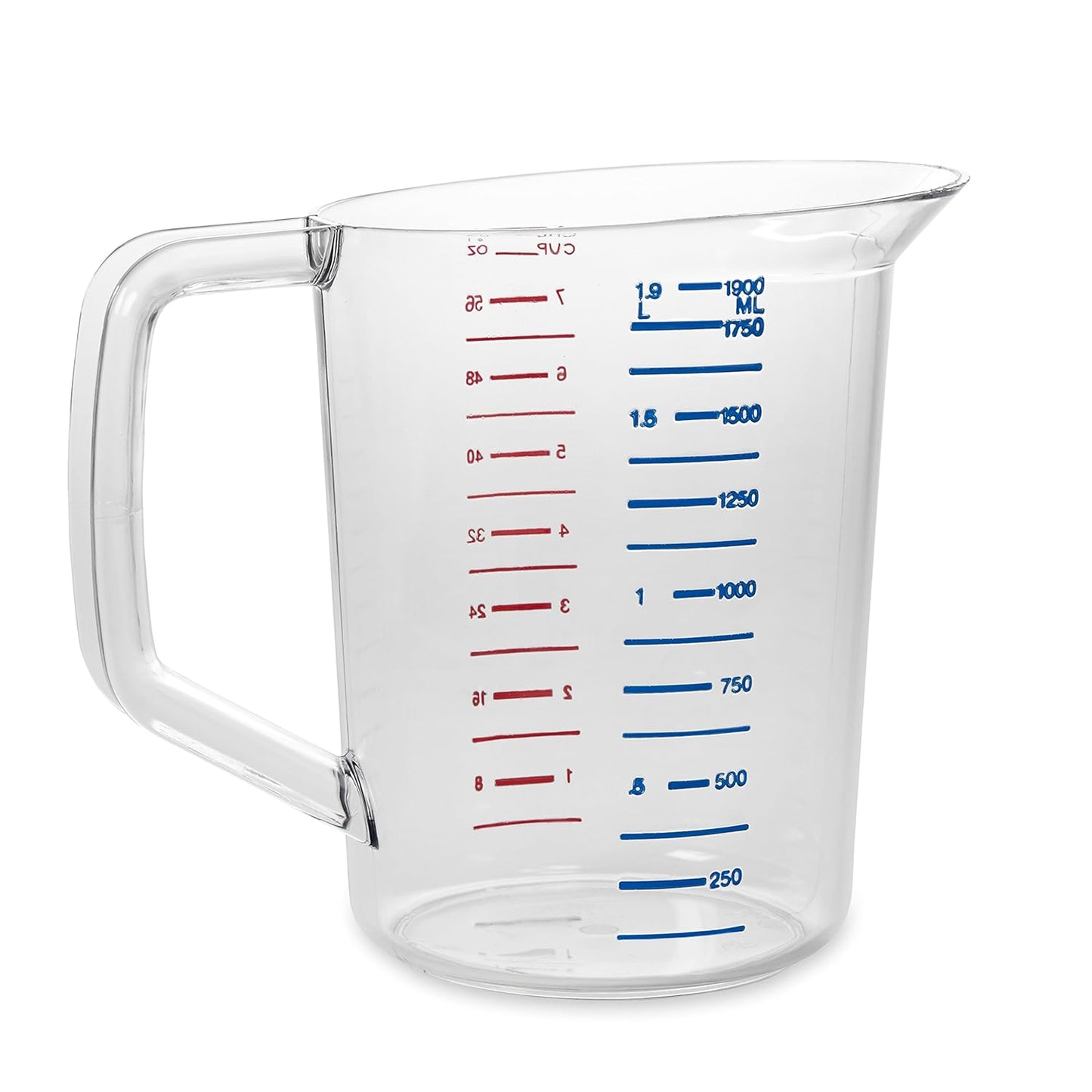 Rubbermaid 2L Break-Resistant Polycarbonate FG321700CLR