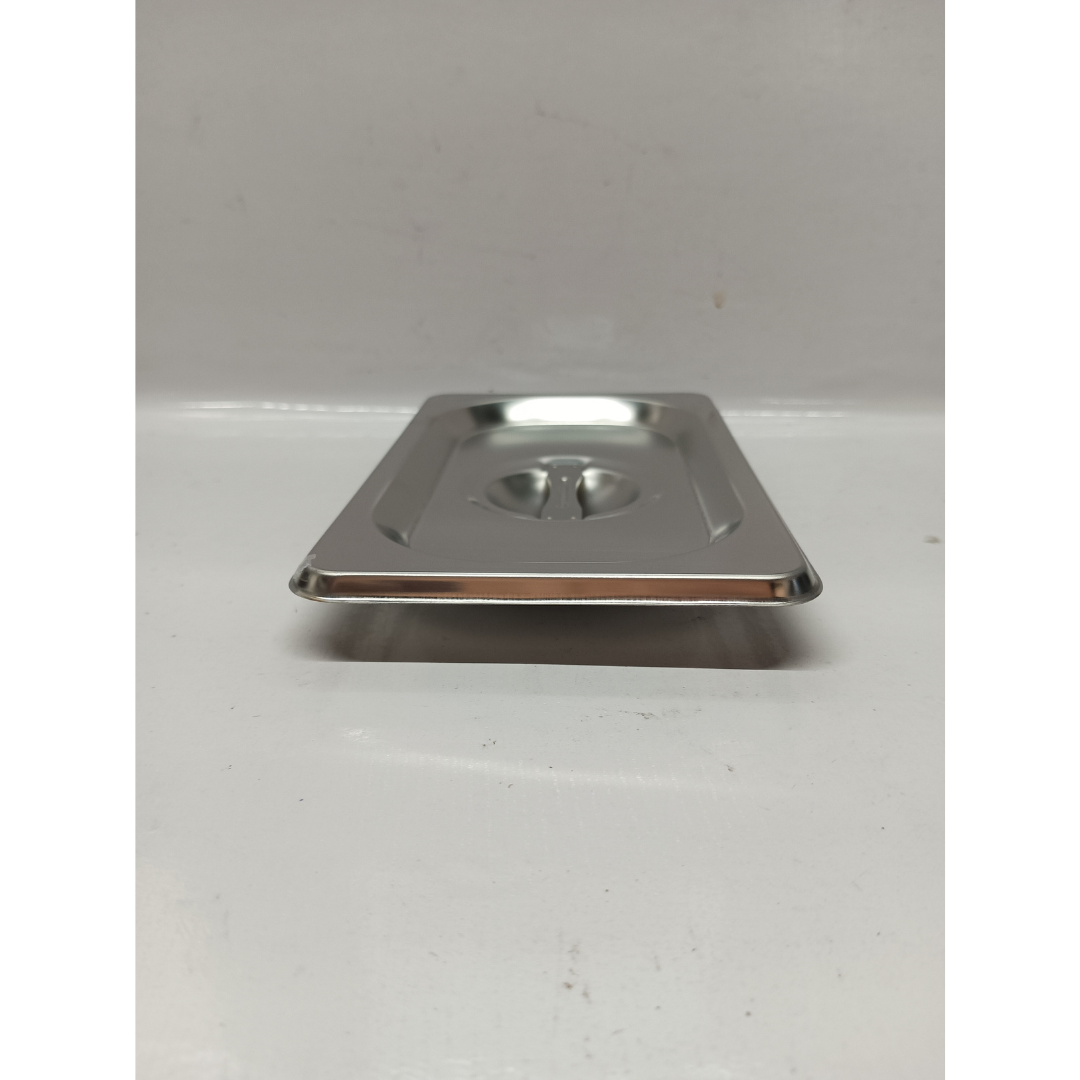 GN Food Pan Cover Closed High Grade Stainless Steel 1mm Thick, 3pcs