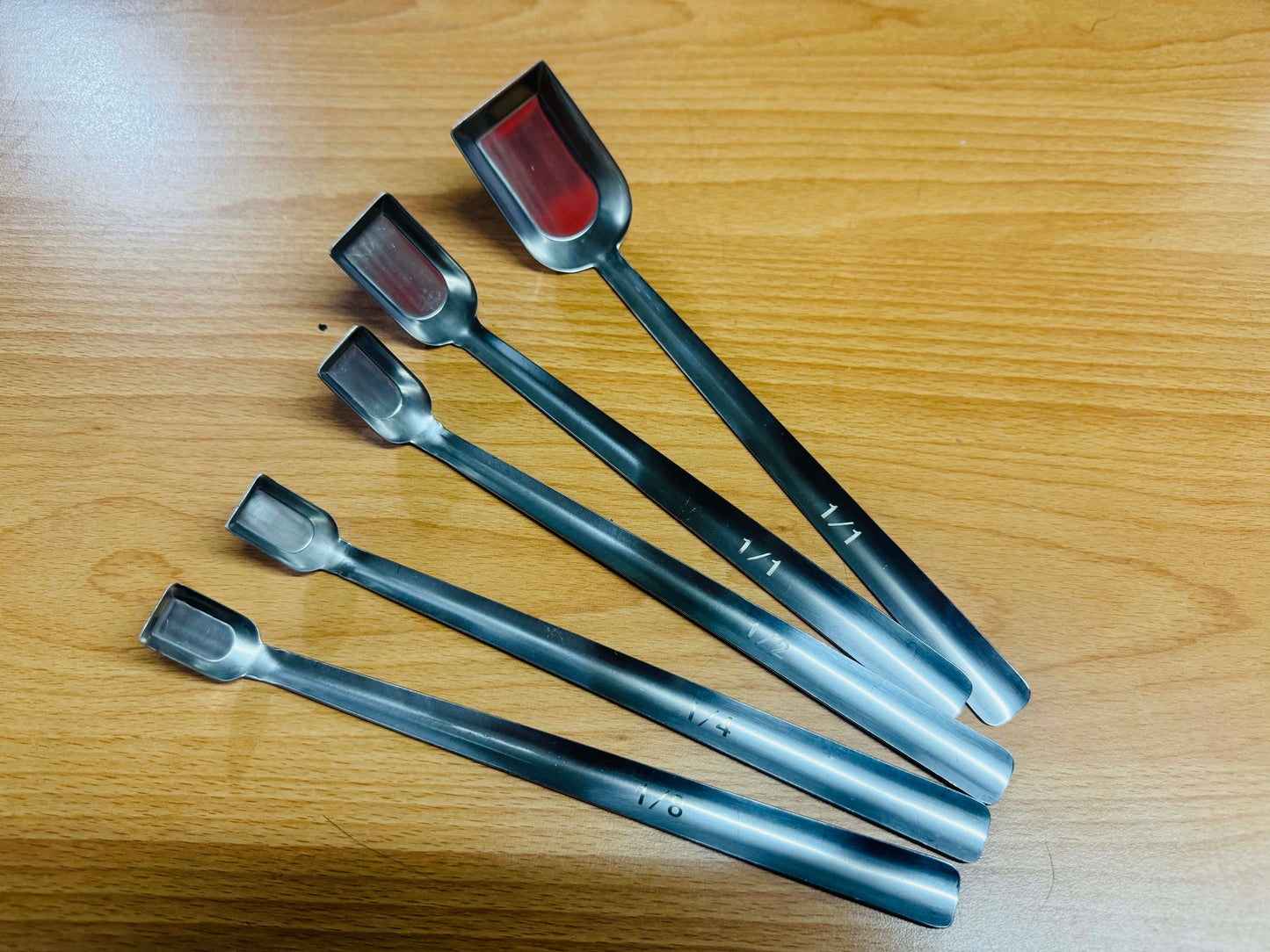 Measuring Spoon Set Rectangular Ladle-type Spoon Stainless Steel 1mm Thick