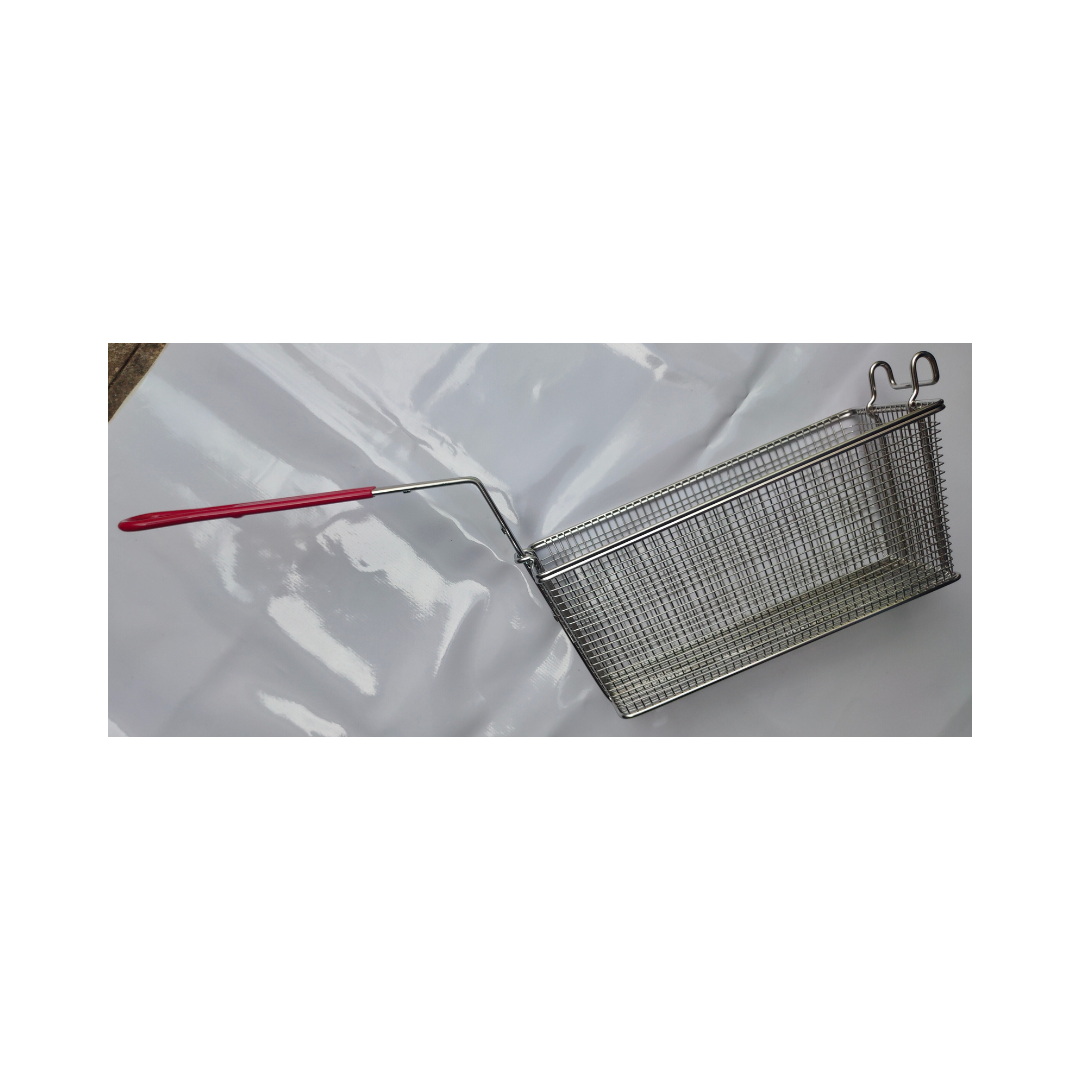 Fry Basket 31x16x13.5cm Split-Vat Type, Restaurant-Grade, 1pc