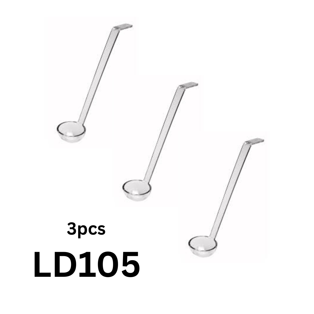 LD 105, Transparent 1oz Capacity RG, 3pcs