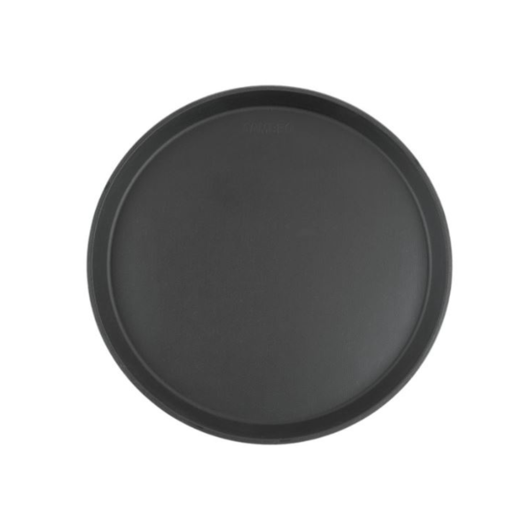 Round Tray 16inch CAMBRO Threadlite Black, 5pcs