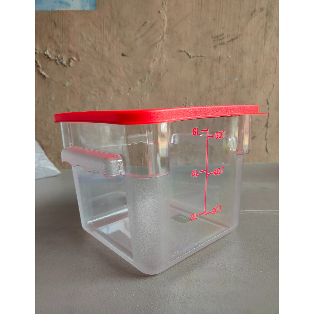 Food Storage Container 6Q Restaurant Grade, 1pc