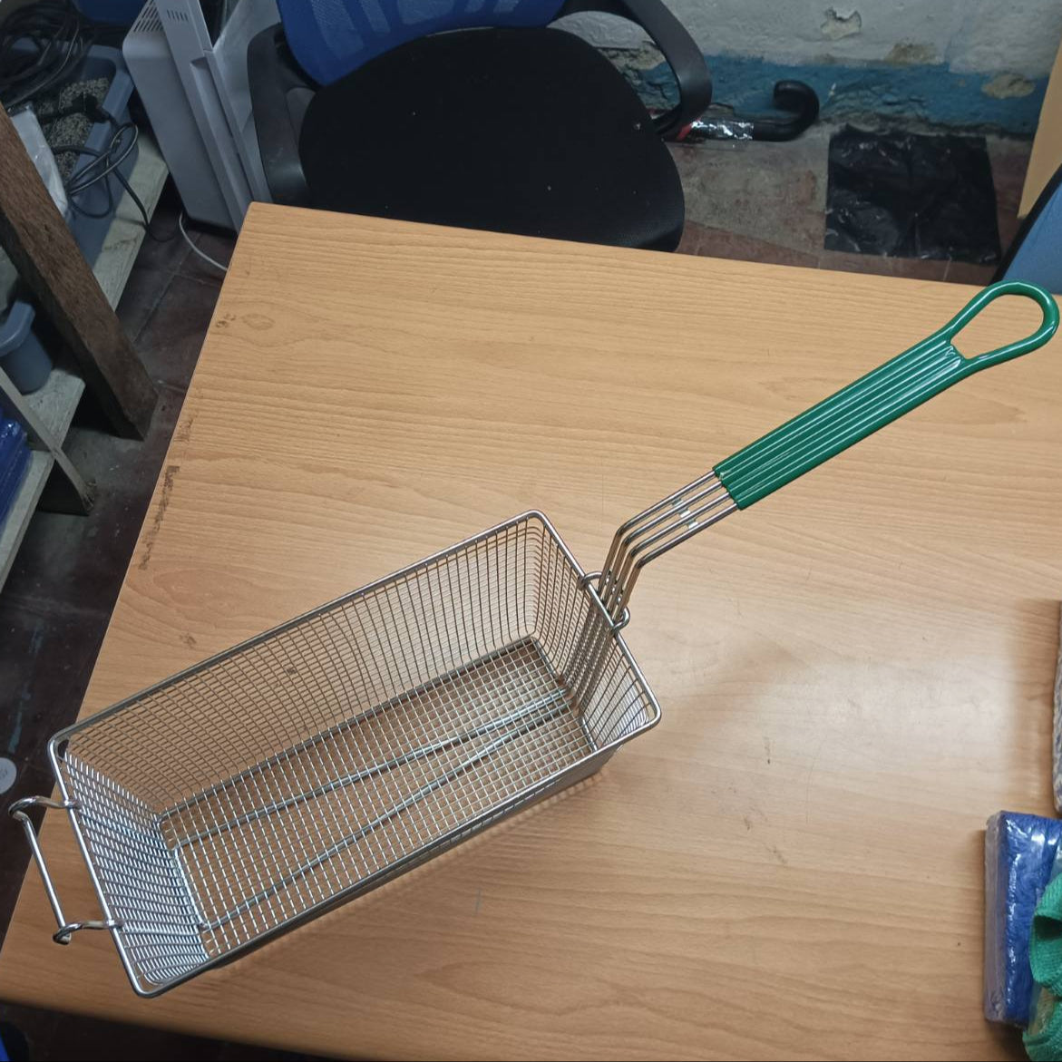 Fry Basket 33.5x16.5x15cm Split-Vat Type, Restaurant-Grade, 1pc