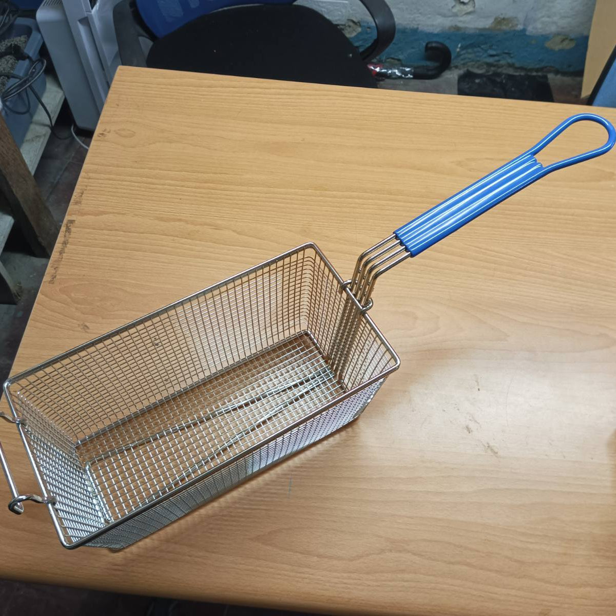 Fry Basket 33.5x16.5x15cm Split-Vat Type, Restaurant-Grade, 1pc