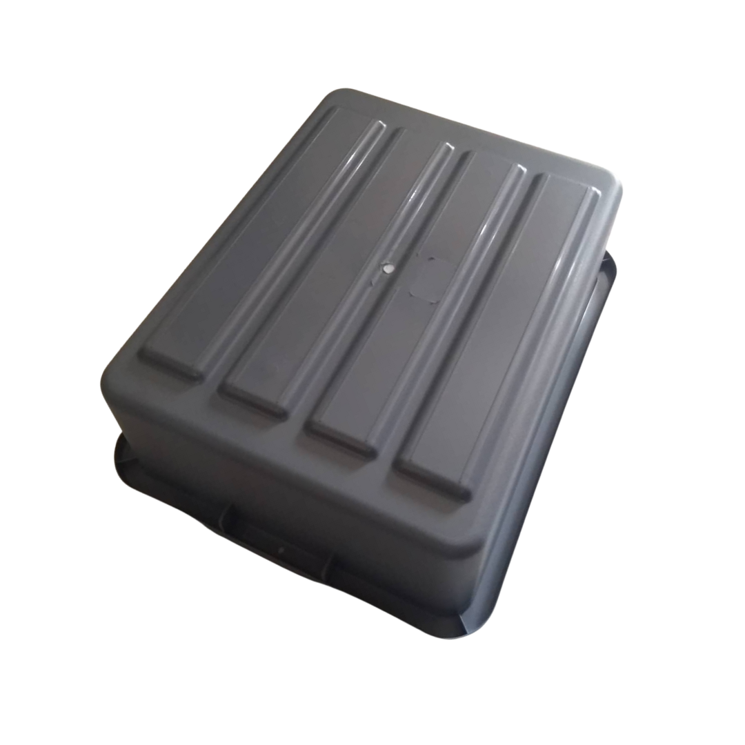 Bussing Box 2pcs Infineat Brand Medium Gray Restaurant Grade