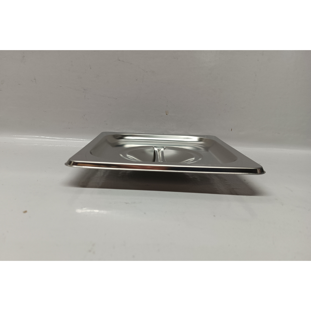 GN Food Pan Cover Closed High Grade Stainless Steel 1mm Thick, 3pcs