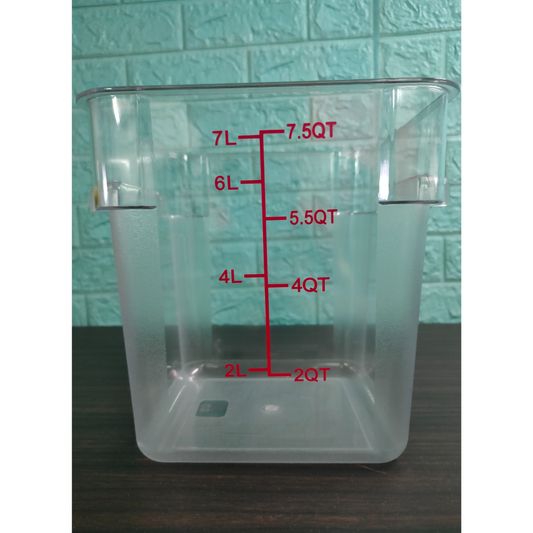 Food Storage Container 7.5Q Restaurant Grade Red Label, 1pc