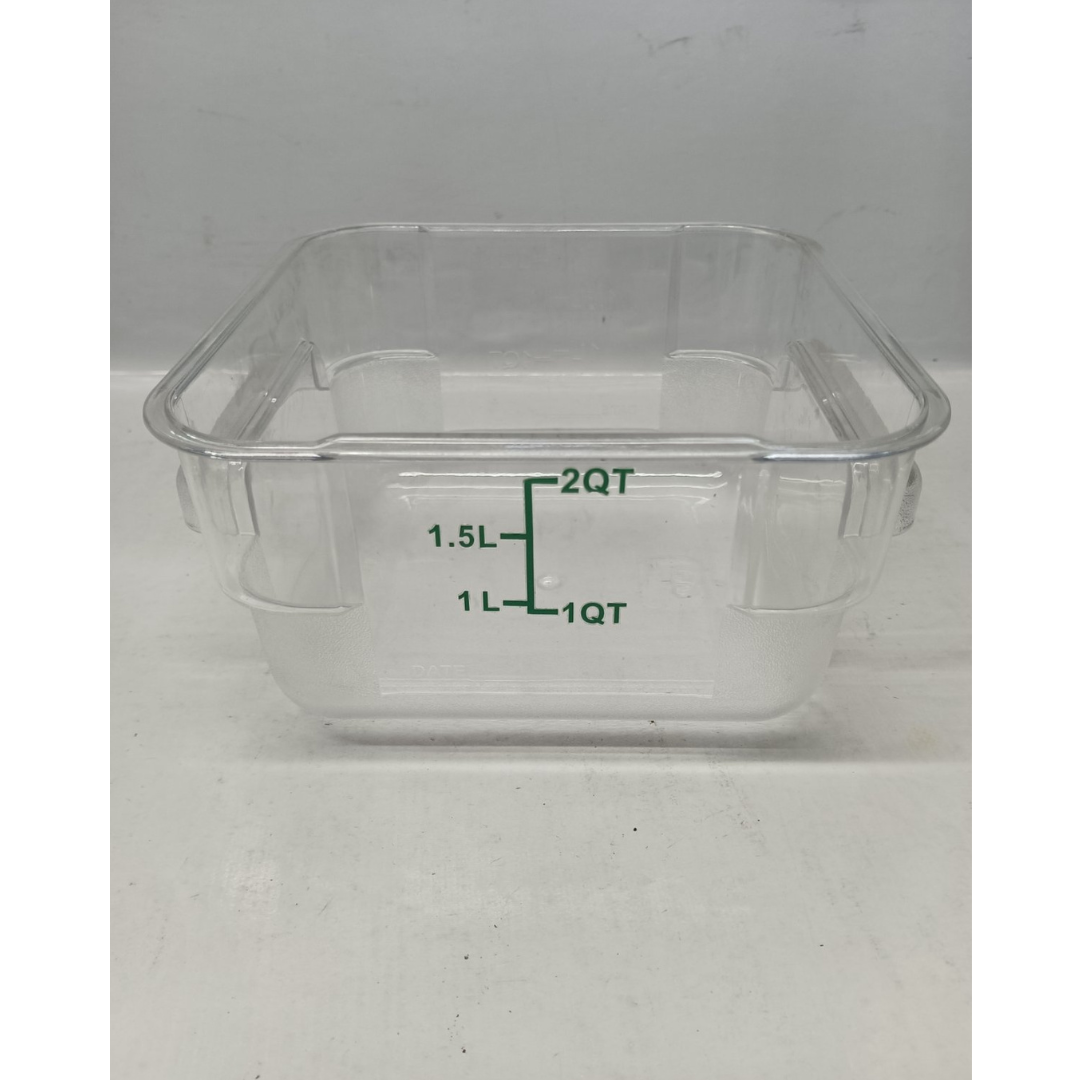 Food Storage Container 2Q Restaurant Grade, 2pcs