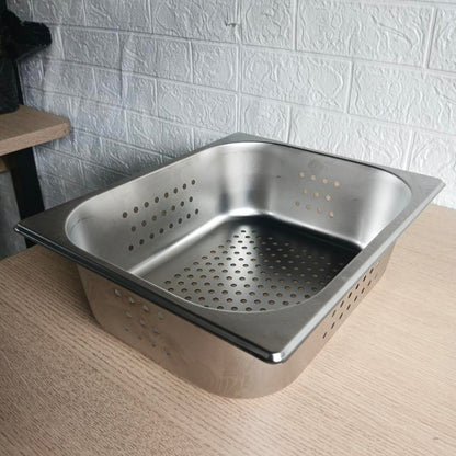 GN Food Pan Perforated 1/2 , 1mm thick High Grade Stainless Steel