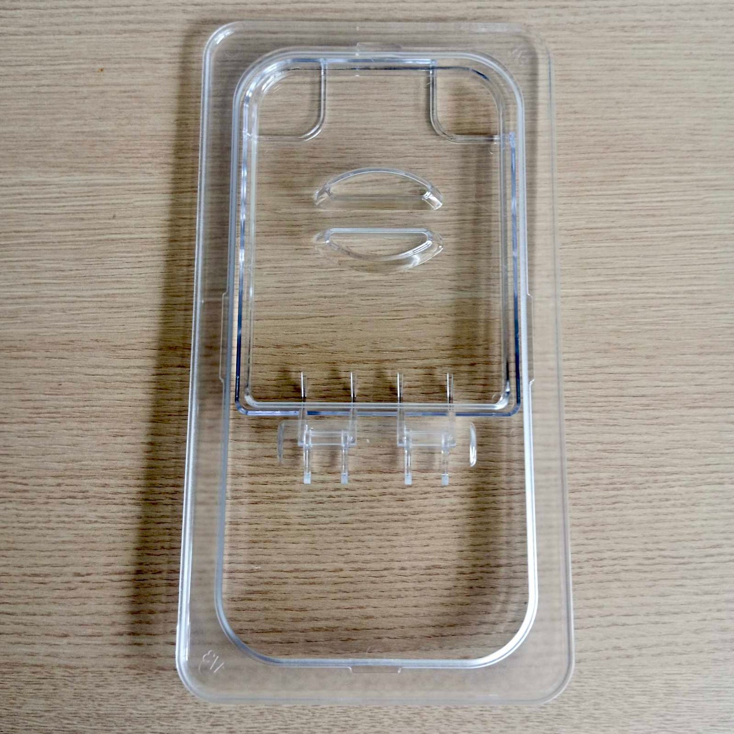 Food Pan Cover 1/3 Clear Flip Lid