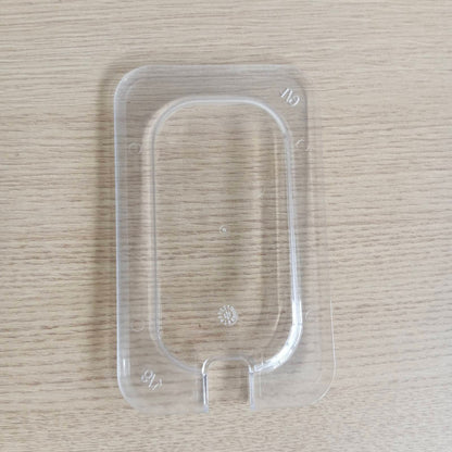 Food Pan Cover 1/9 Clear with Notch