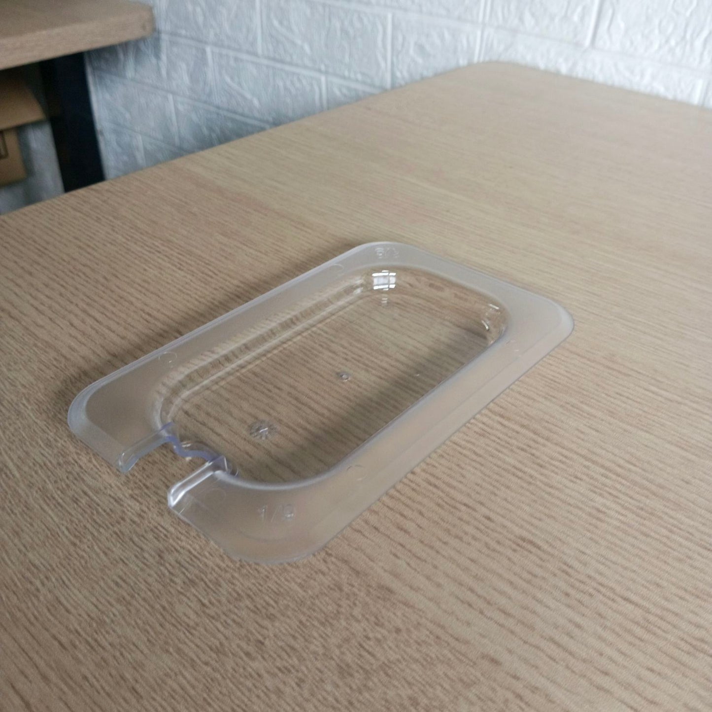 Food Pan Cover 1/9 Clear with Notch