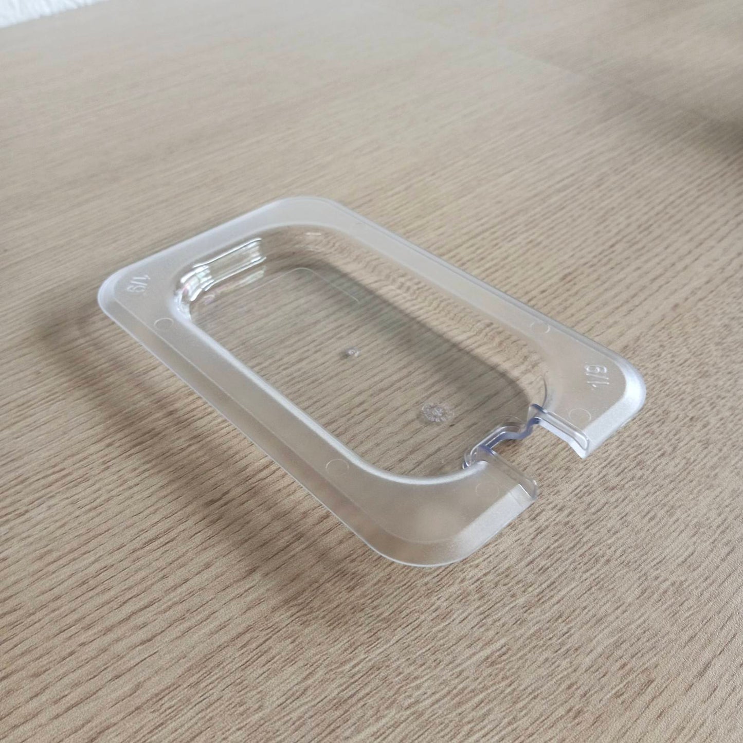 Food Pan Cover 1/9 Clear with Notch