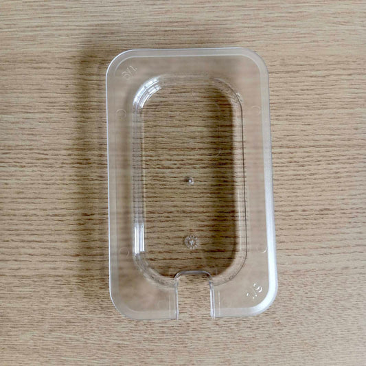 Food Pan Cover 1/9 Clear with Notch