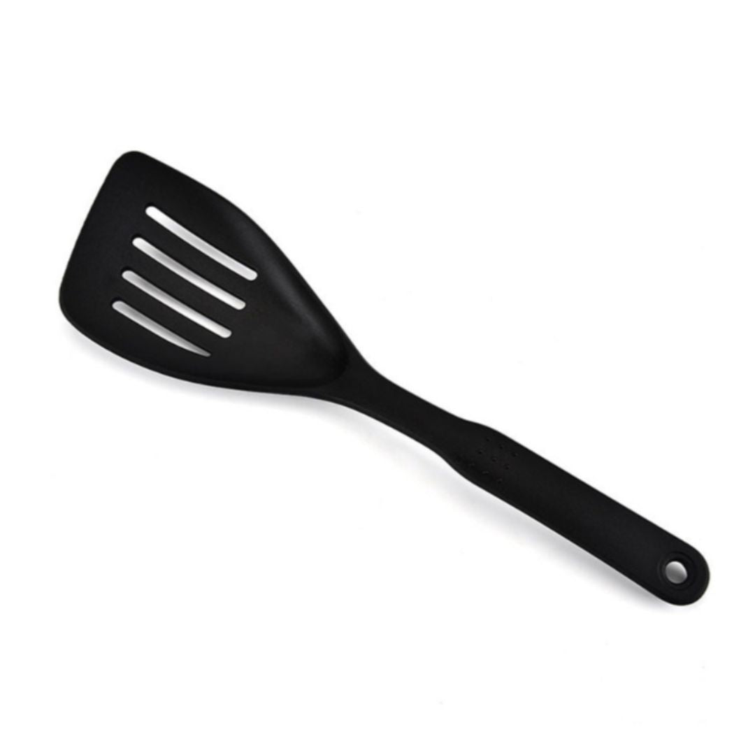 Food Turner Hard Plastic Non-Stick Black 30cm