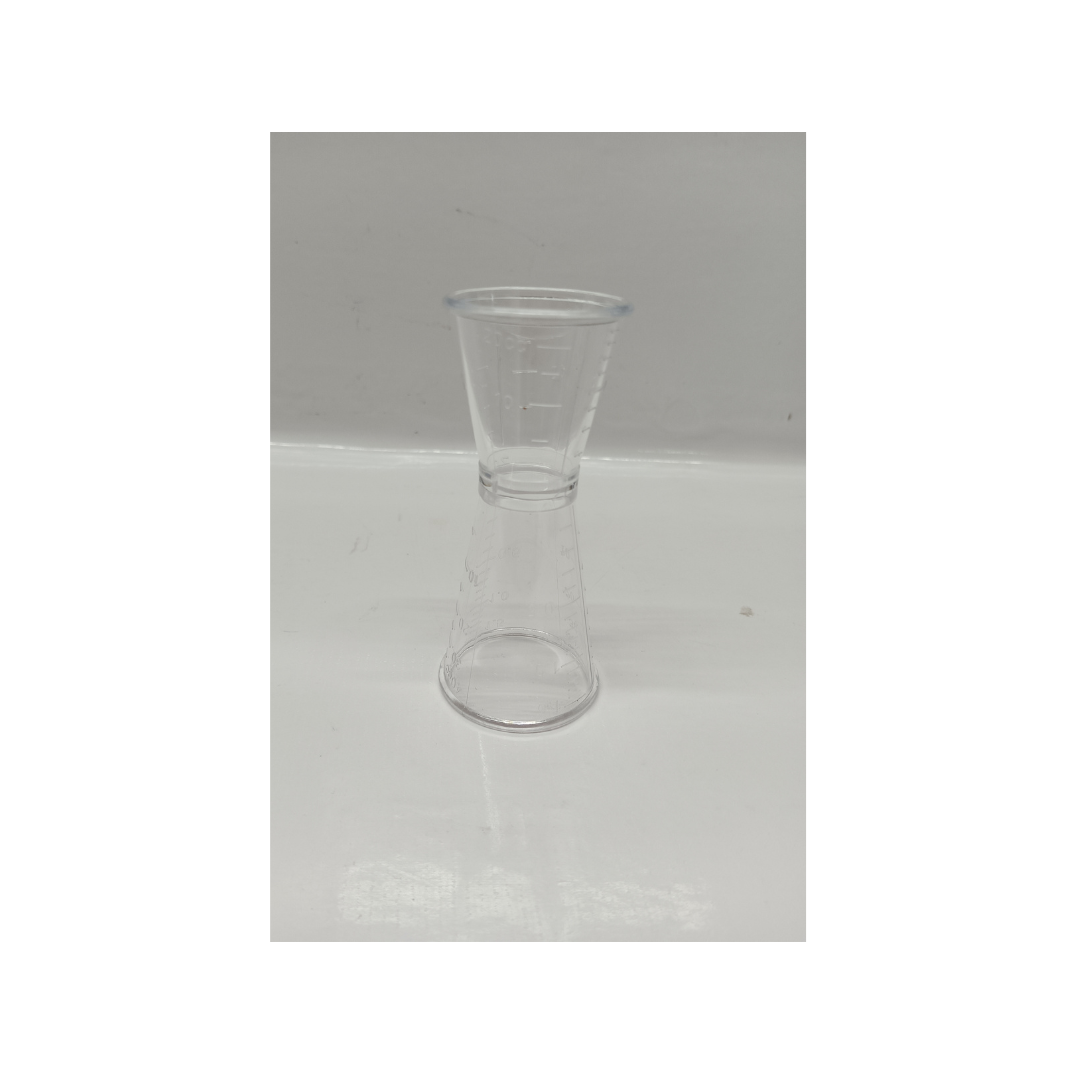 5pcs Double Jigger Big Measure Cup, Clear, Polycarbonate