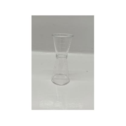 5pcs Double Jigger Big Measure Cup, Clear, Polycarbonate