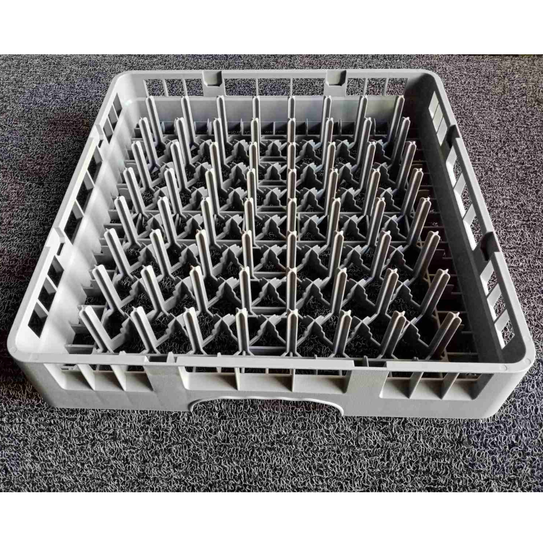 Dishwashing Machine Plate Rack 64 Pins Gray Side-Seal