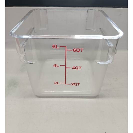 Food Storage Container 6Q Restaurant Grade, 1pc