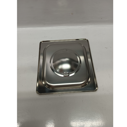 GN Food Pan Cover Closed High Grade Stainless Steel 1mm Thick, 3pcs