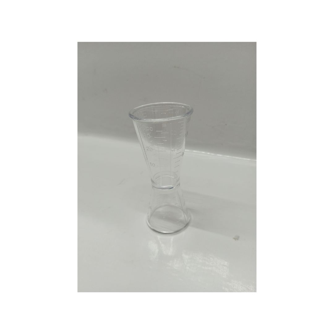 5pcs Double Jigger Big Measure Cup, Clear, Polycarbonate