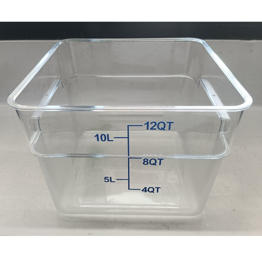 Food Storage Container 12Q Blue Label Restaurant Grade, 1pc