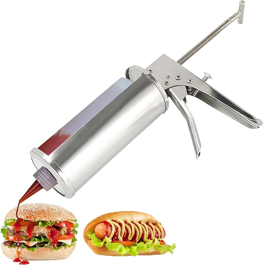 G.Chef Burger Gun Set with 1/3 oz Bottle Set