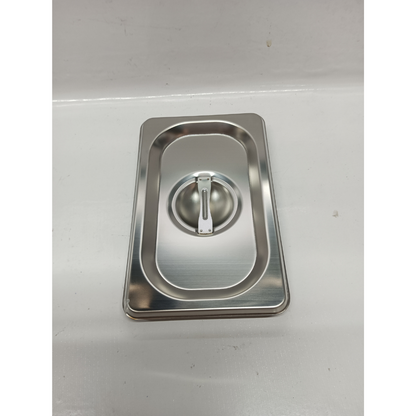 GN Food Pan Cover Closed High Grade Stainless Steel 1mm Thick, 3pcs