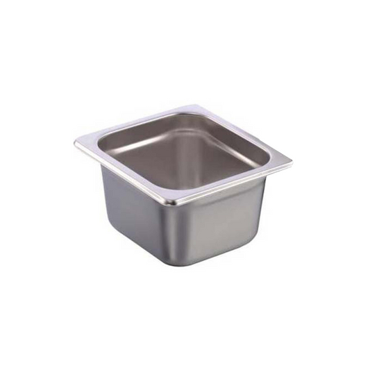 GN Food Pan 1/6 x 1mm Thick High Quality Stainless Steel