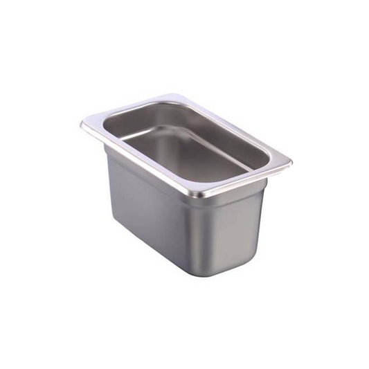 GN Food Pan 1/9 x 1mm Thick High Quality Stainless Steel