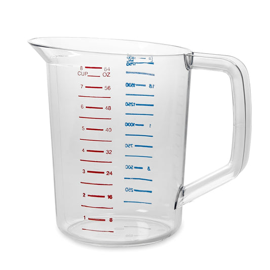 Graduated Pitcher 2L 64oz Rubbermaid Break-Resistant Measuring Pitcher