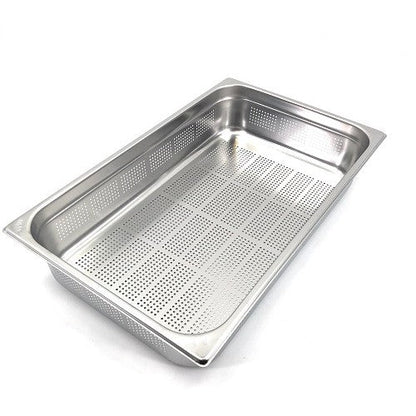 GN Food Pan Perforated 1/1, 1mm Thick High Quality Thick Stainless Steel