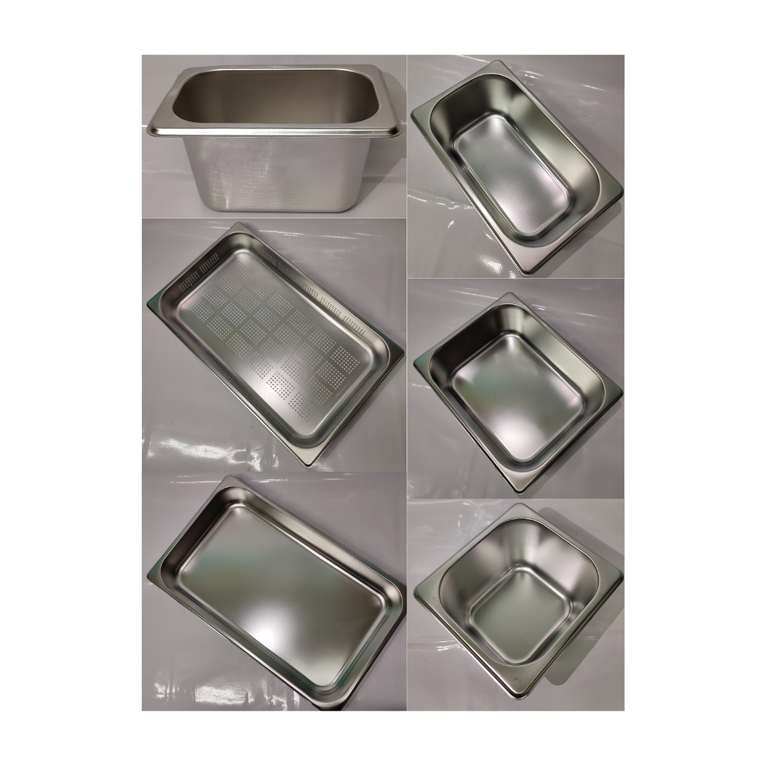 GN Food Pan 1/3 x 1mm Thick High Grade Stainless Steel