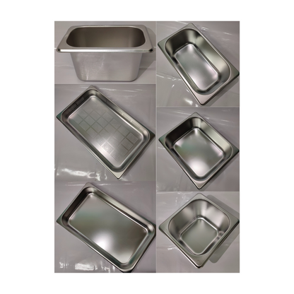 GN Food Pan 1/3 x 1mm Thick High Grade Stainless Steel