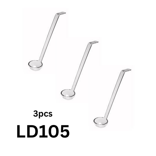 LD 105, Transparent 1oz Capacity RG, 3pcs